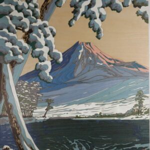 Mont Fuji sous la neige